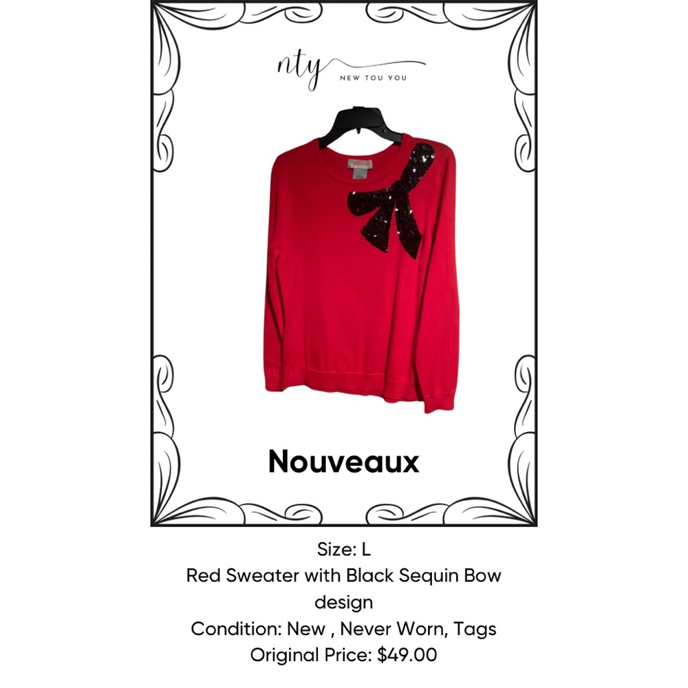 Festive Bow Sweater